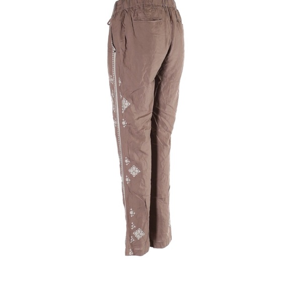 NWT Sundance tan pants embroidery detail medium - Picture 3 of 4